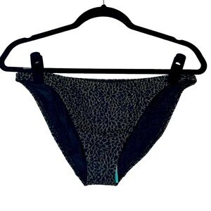 Andie Swimsuit Tropez Bikini Bottom Metallic Floral NEW AB422